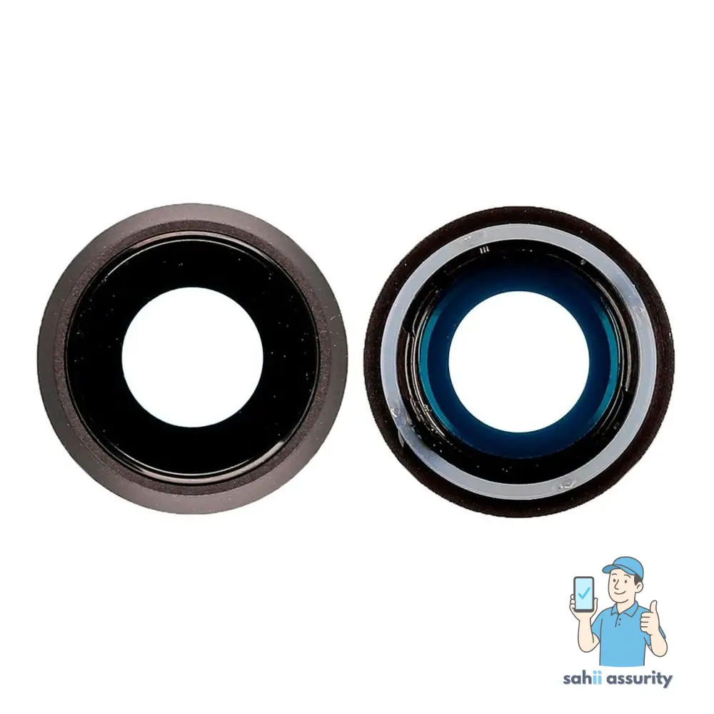 Camera Lens Glass with Frame for Apple iPhone 8 256GB Black